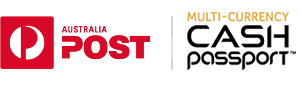 AUSPOST Multi-Currency Cash Passport Cash Passport Logo